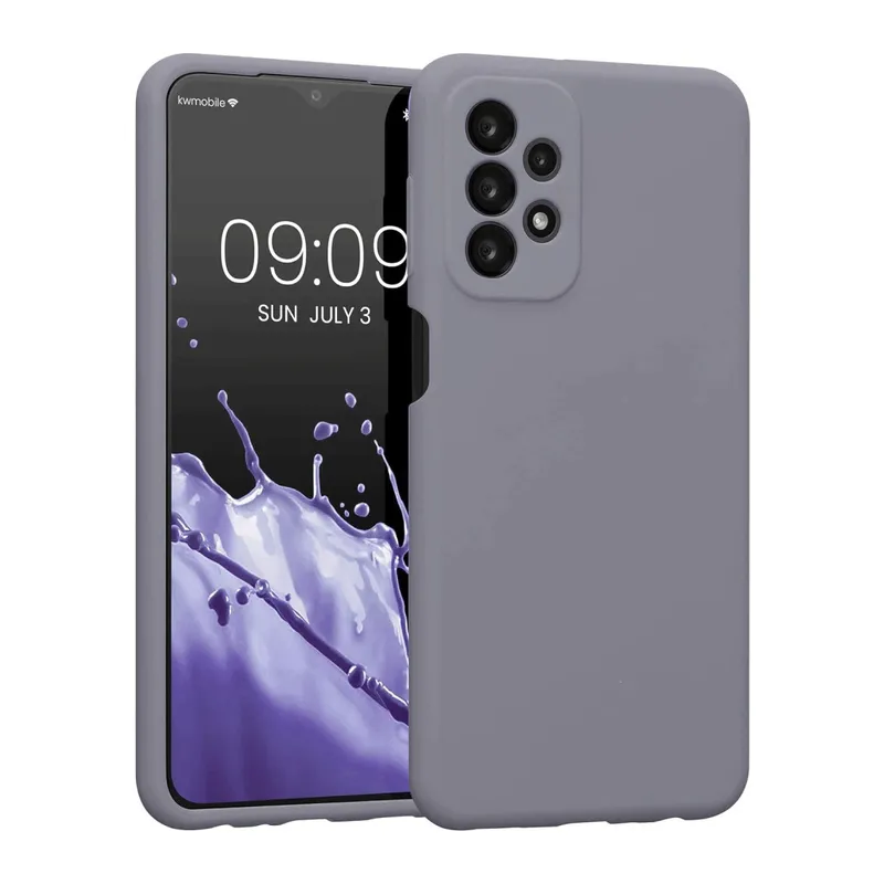 Galaxy A23 4g Kılıf First Silikon - Gri
