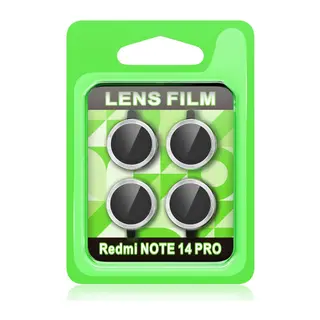 Xiaomi Redmi Note 14 Pro 5g Raze Metal Kamera Lens - Gümüş