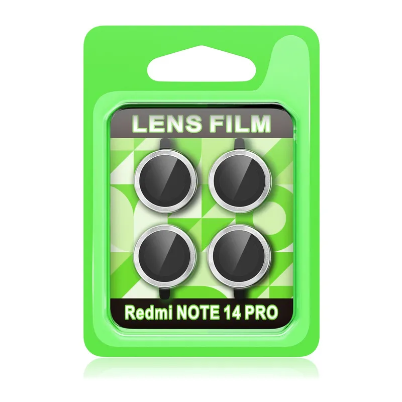 Xiaomi Redmi Note 14 Pro 5g Raze Metal Kamera Lens - Gümüş