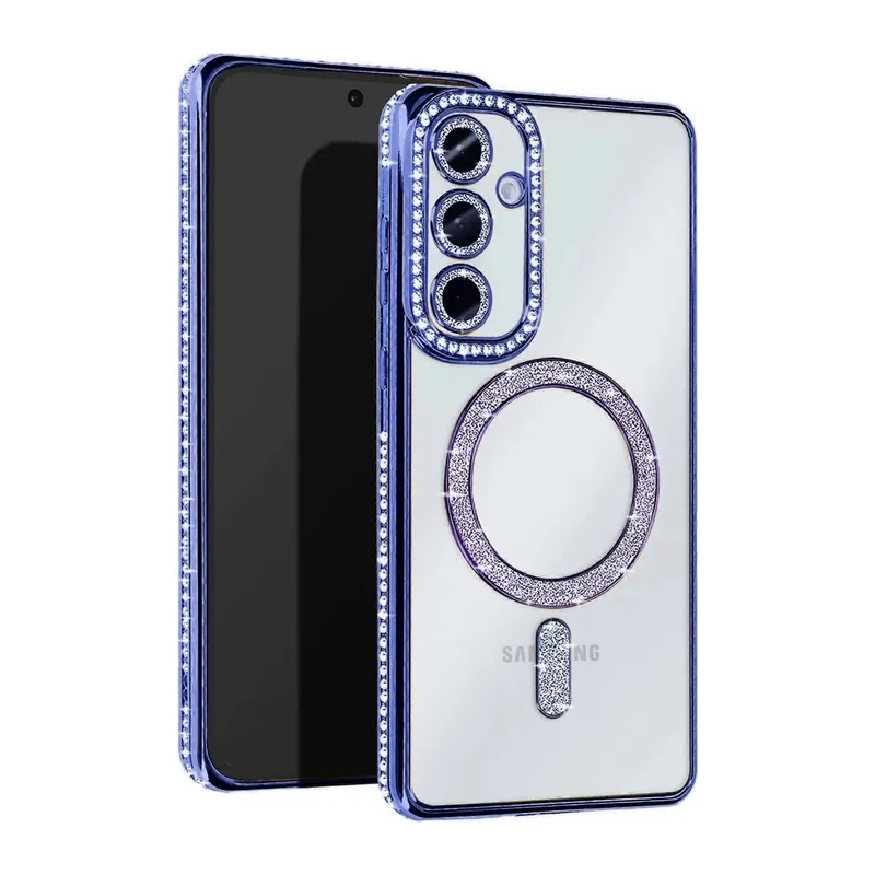 Galaxy S25 Edge Joke Simli Magneticsafe Kılıf - Mavi