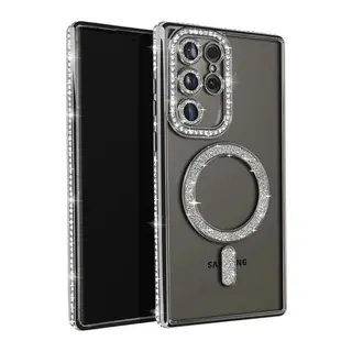 Galaxy S23 Ultra Joke Simli Magneticsafe Kılıf - Siyah