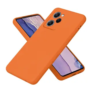 Xiaomi Poco X5 Pro 5g Nano İçi Kadife Silikon - Turuncu