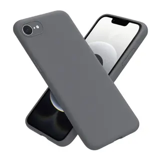 İphone 16e Kılıf First Silikon - Gri