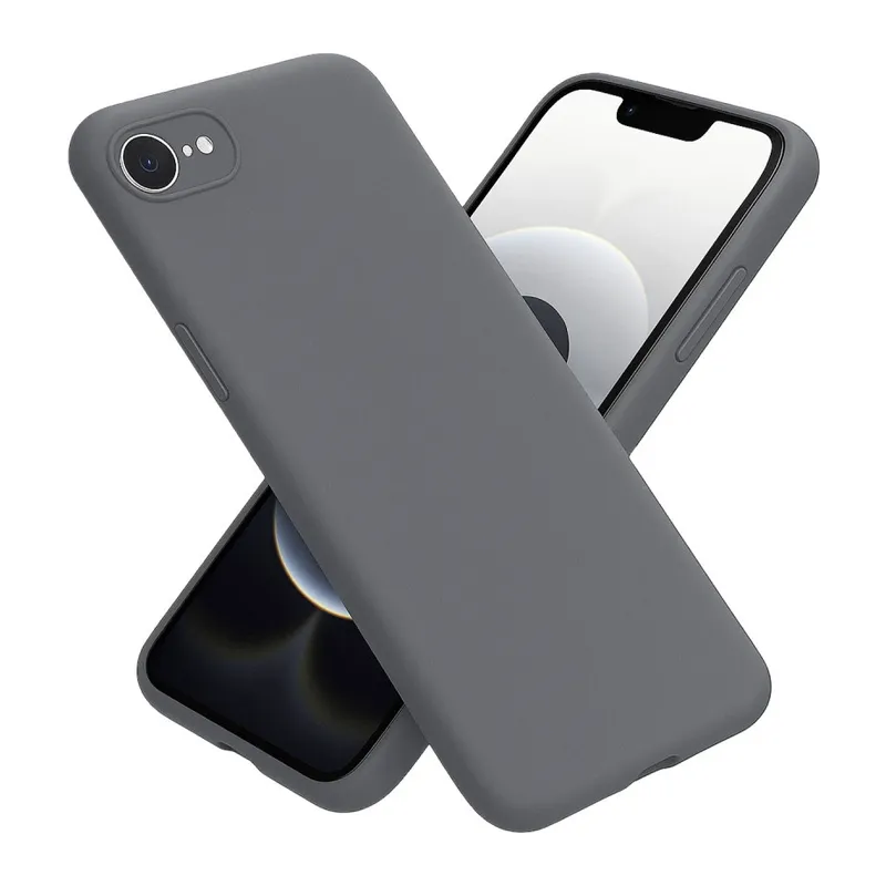 İphone 16e Kılıf First Silikon - Gri