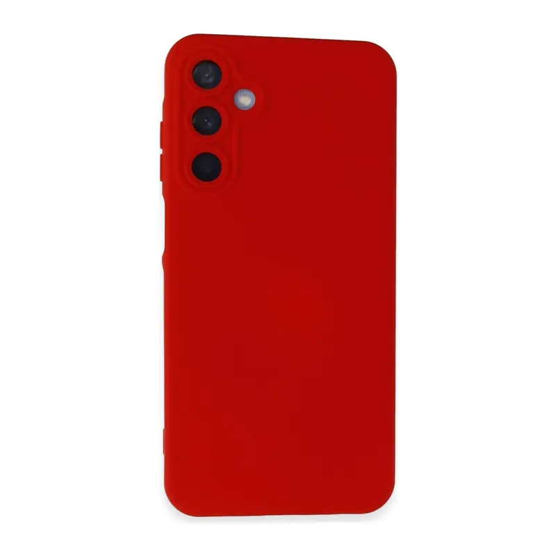 Galaxy A25 5g Kılıf Nano İçi Kadife Silikon - Kırmızı