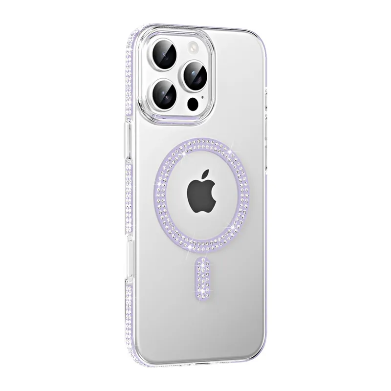 Joko İphone 16 Pro Max Move Taşlı Magsafe Kapak - Lila
