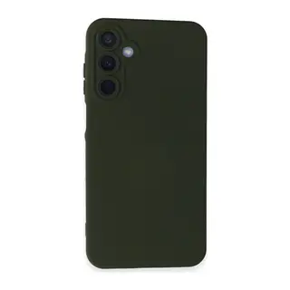 Galaxy A25 5g Kılıf Nano İçi Kadife Silikon - Koyu Yeşil