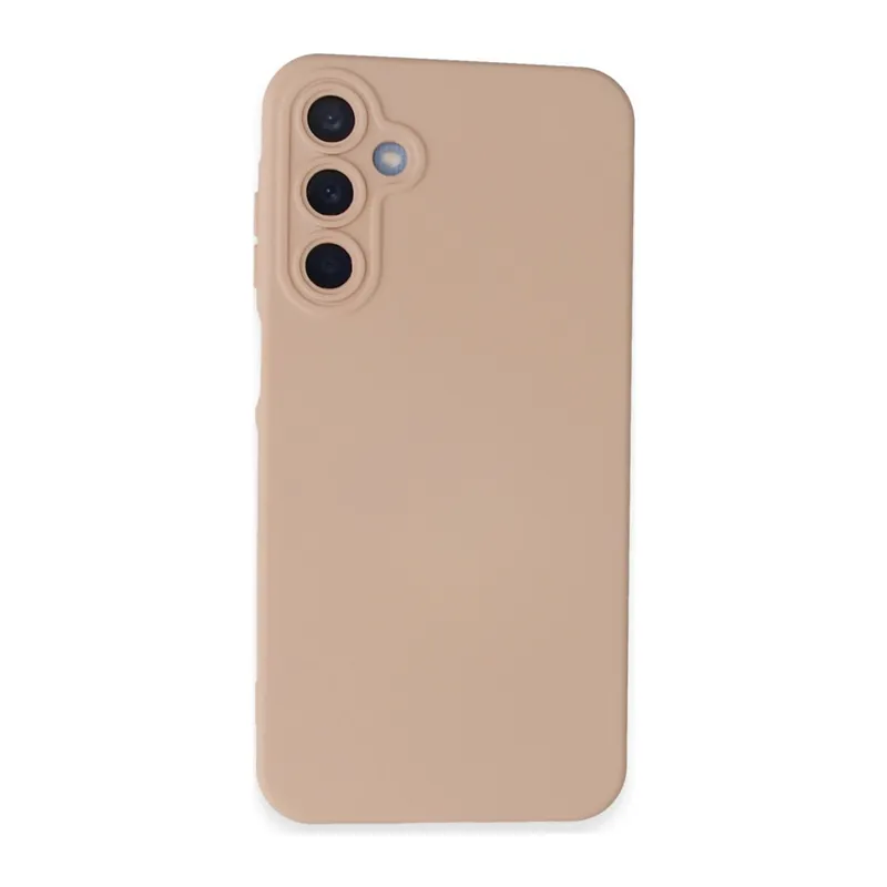 Galaxy A25 5g Kılıf Nano İçi Kadife Silikon - Pudra