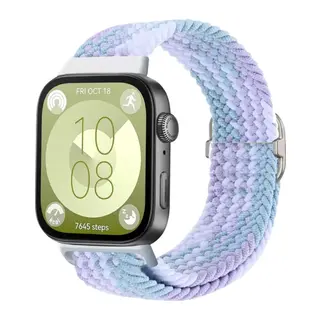Huawei Fit 4 Kordon (saat Değildir) - Lila-beyaz