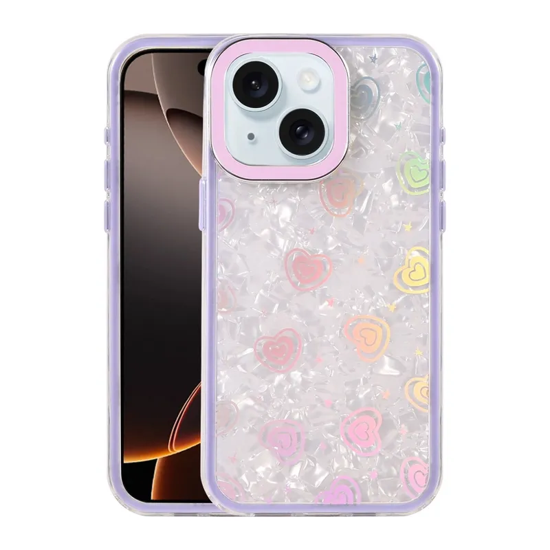 İphone 14 Lumi Desenli Kapak - Mor