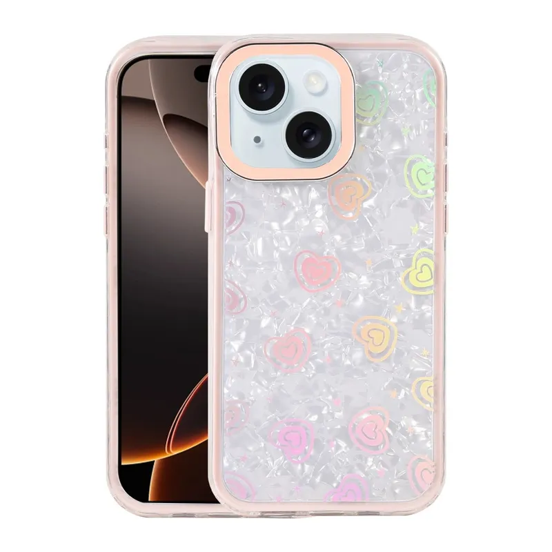 İphone 14 Lumi Desenli Kapak - Pembe