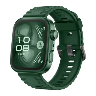 Huawei Fit 4 Nova Silikon Kordon (saat Değildir) - Koyu Yeşil