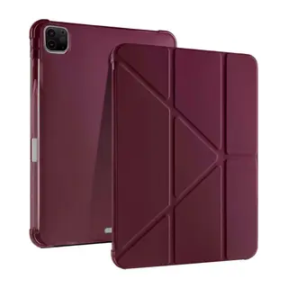 İpad Air 13 (2024) Kılıf Kalemlikli Mars Tablet Kılıfı - Mürdüm