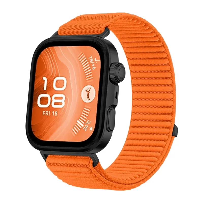 Huawei Fit 4 Braid Kordon (saat Değildir) - Turuncu