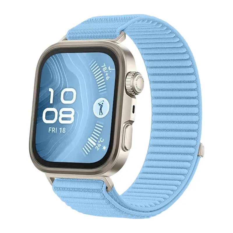 Huawei Fit 4 Braid Kordon (saat Değildir) - Açık Mavi