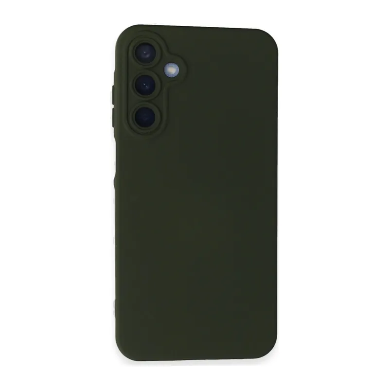Galaxy A05s Kılıf Nano İçi Kadife Silikon - Koyu Yeşil