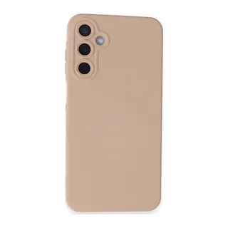 Galaxy A05s Kılıf Nano İçi Kadife Silikon - Pudra