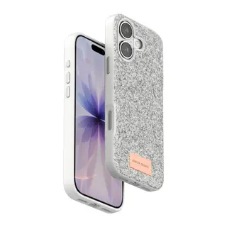 Onegif İphone 17 Bright Simli Kapak - Beyaz