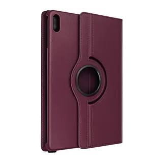 Huawei Matepad 11 10.9 360 Tablet Deri Kılıf - Mürdüm