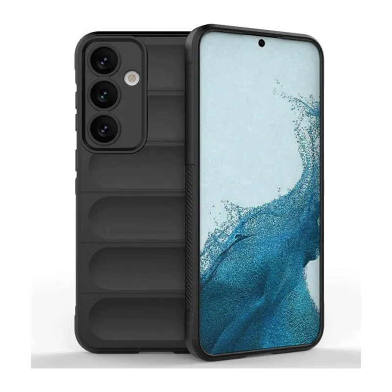 Galaxy S24 Fe Kılıf Optimum Silikon - Siyah