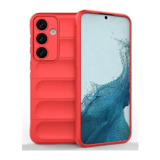 Galaxy S24 Fe Kılıf Optimum Silikon - Kırmızı