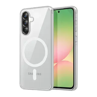 Galaxy A57 5g Combo Sert Şeffaf Magsafe Kapak - Şeffaf