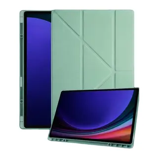 Galaxy Tab A11 Plus Kalemlikli Mars Tablet Kılıfı - Açık Yeşil