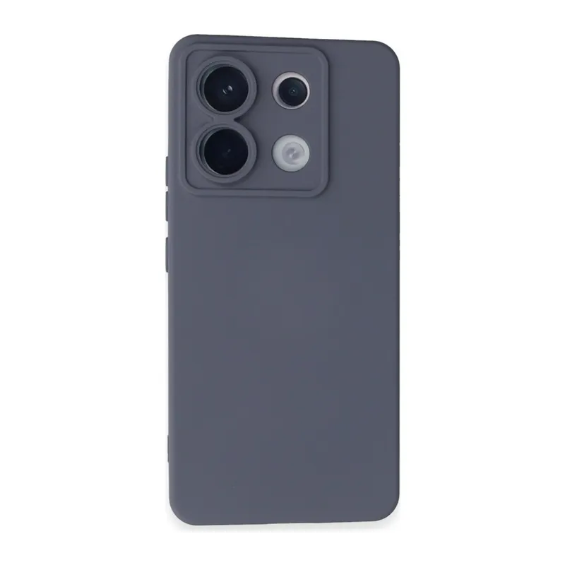 Xiaomi Redmi Note 13 Pro 5g Kılıf Nano İçi Kadife Silikon - Gri