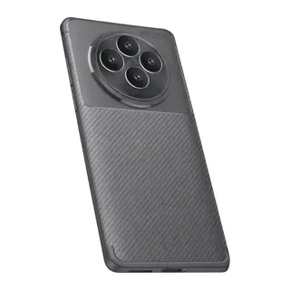Oppo Reno 11 Fs Kılıf Auto Focus Karbon Kapak - Gri