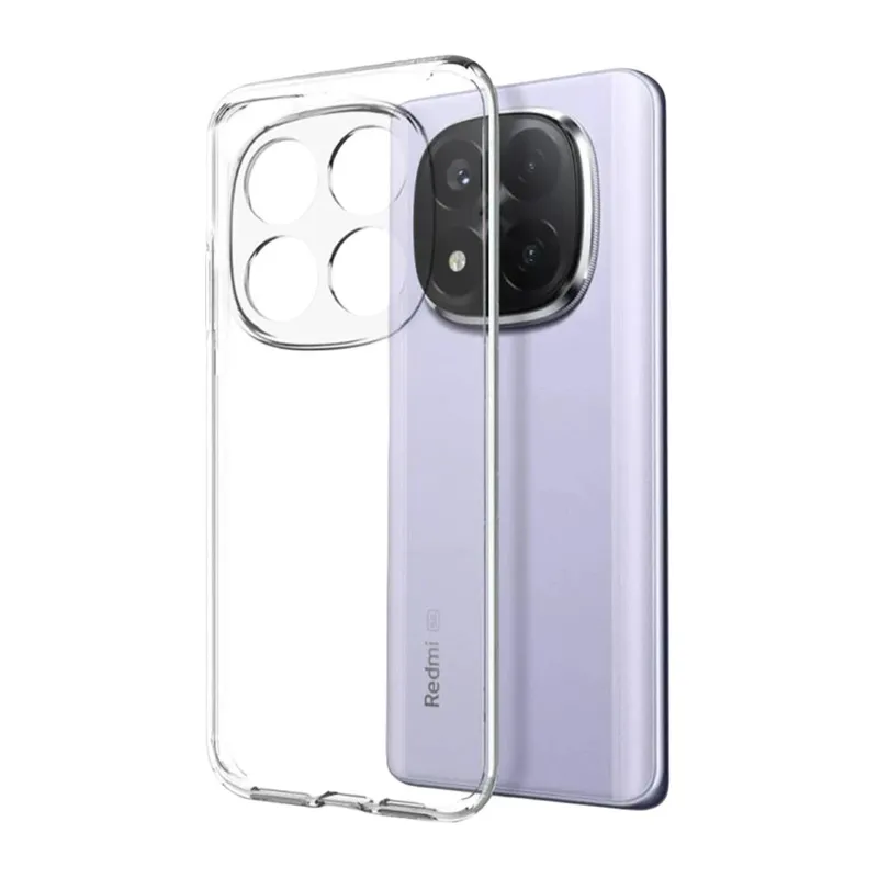 Xiaomi Redmi Note 15 Pro 4g Lüx Şeffaf Silikon - Şeffaf
