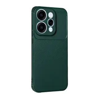 Oppo Reno 15 Auto Focus Karbon Kapak - Koyu Yeşil