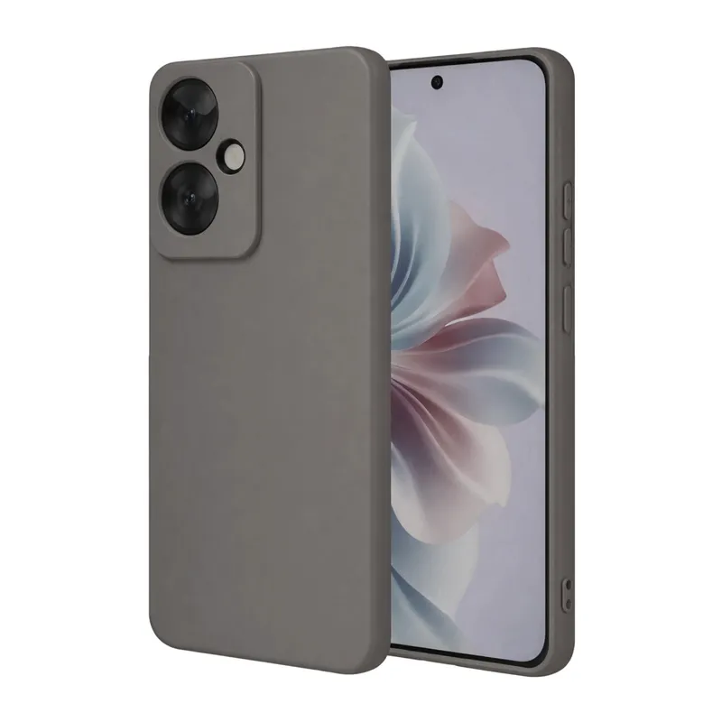 Oppo Reno 11f Kılıf First Silikon - Gri