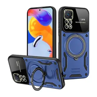 Realme 11 Pro Plus Joy Lens Standlı Kapak - Lacivert