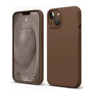 İphone 14 Kılıf First Silikon - Kahverengi