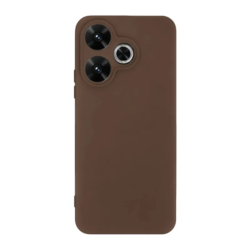Xiaomi Redmi 13 4g Kılıf First Silikon - Kahverengi