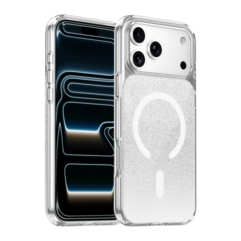 Onegif İphone 17 Pro/18 Pro Sora Simli Magsafe Kapak - Beyaz