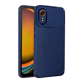 Galaxy Xcover 7 Kılıf Auto Focus Karbon Kapak - Lacivert