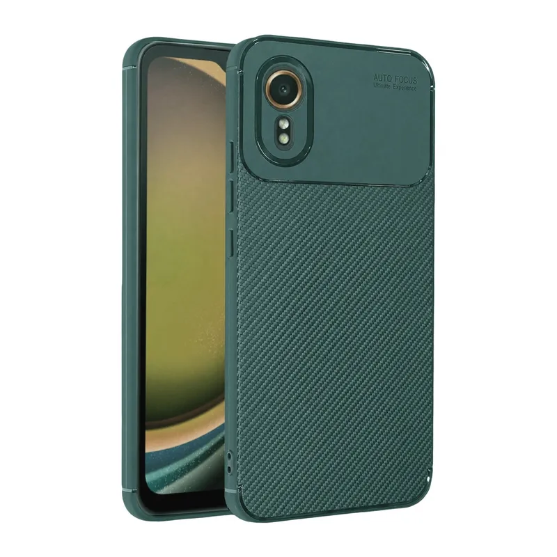 Galaxy Xcover 7 Kılıf Auto Focus Karbon Kapak - Yeşil