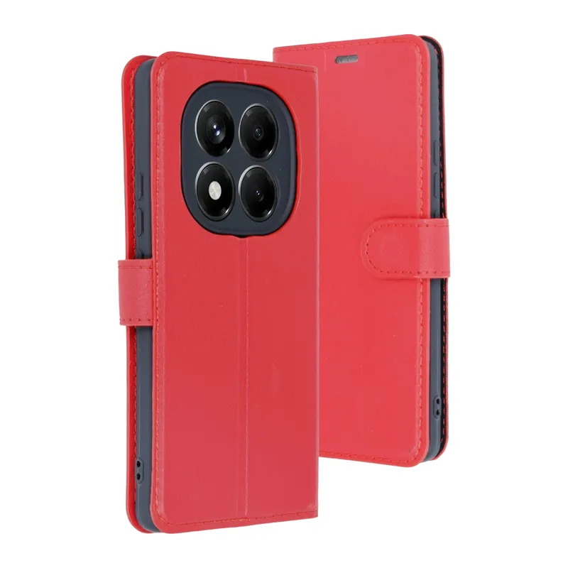 Xiaomi Redmi Note 15 Pro 5g Trend S Plus Kapaklı Kılıf - Kırmızı