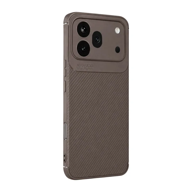 Huawei Honor 600 Pro Auto Focus Karbon Kapak - Gri