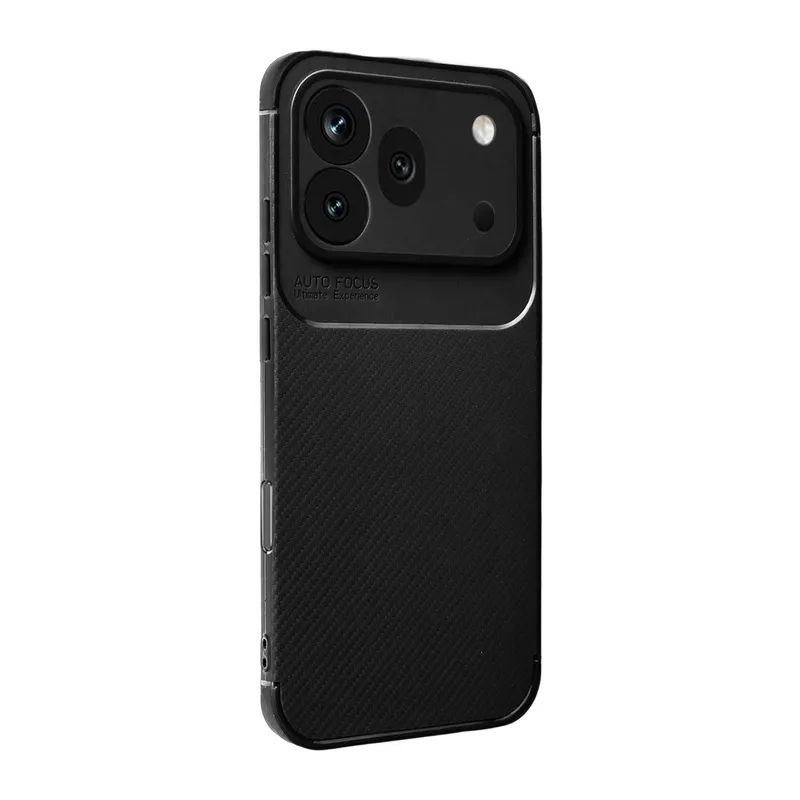 Huawei Honor 600 Pro Auto Focus Karbon Kapak - Siyah
