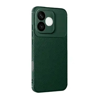 Huawei Honor 600 Lite Auto Focus Karbon Kapak - Koyu Yeşil