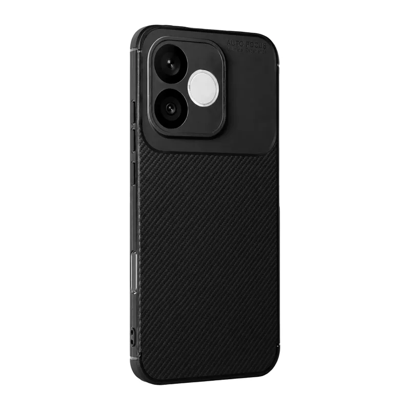 Huawei Honor 600 Lite Auto Focus Karbon Kapak - Siyah