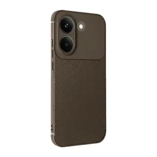 Xiaomi Poco X8 Pro Auto Focus Karbon Kapak - Kahverengi