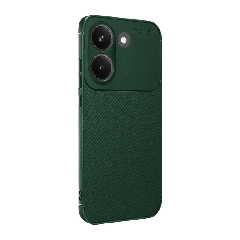 Xiaomi Poco X8 Pro Auto Focus Karbon Kapak - Koyu Yeşil