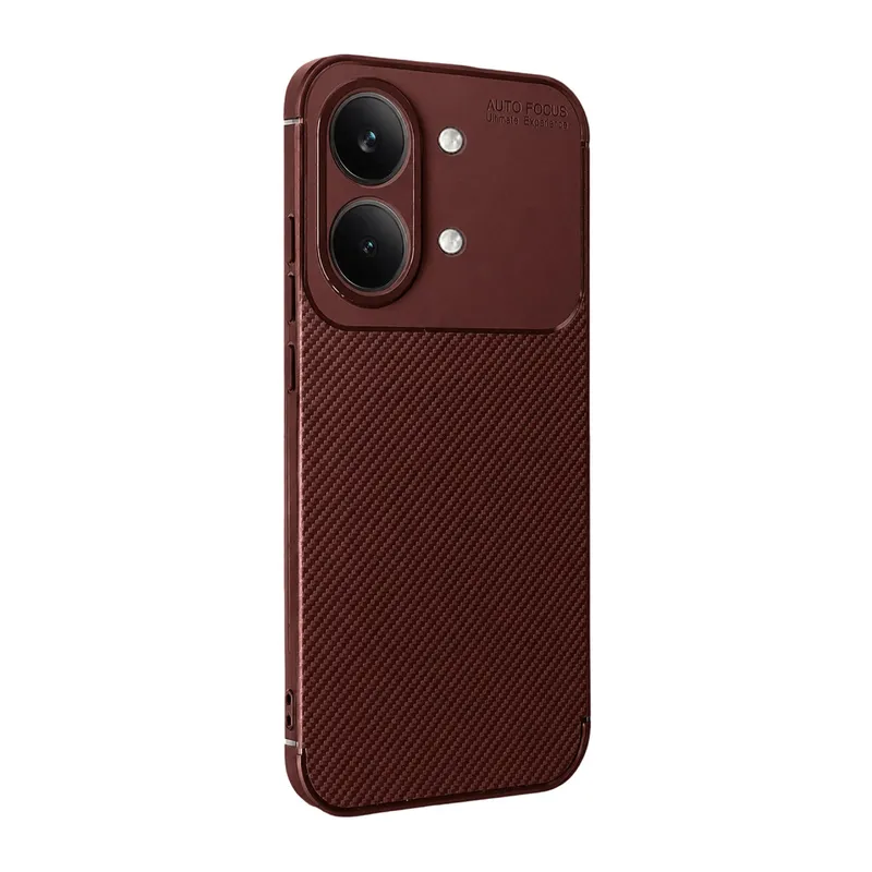 Xiaomi Poco X8 Pro Max Auto Focus Karbon Kapak - Bordo