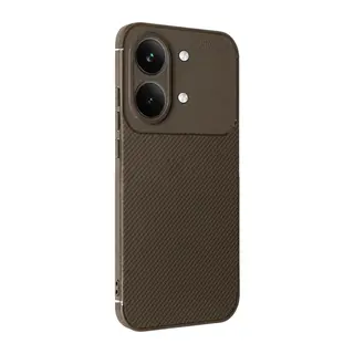 Xiaomi Poco X8 Pro Max Auto Focus Karbon Kapak - Kahverengi