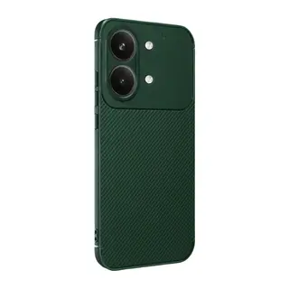 Xiaomi Poco X8 Pro Max Auto Focus Karbon Kapak - Koyu Yeşil