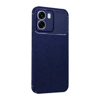 Oppo Oppo A6t 5g Auto Focus Karbon Kapak - Lacivert