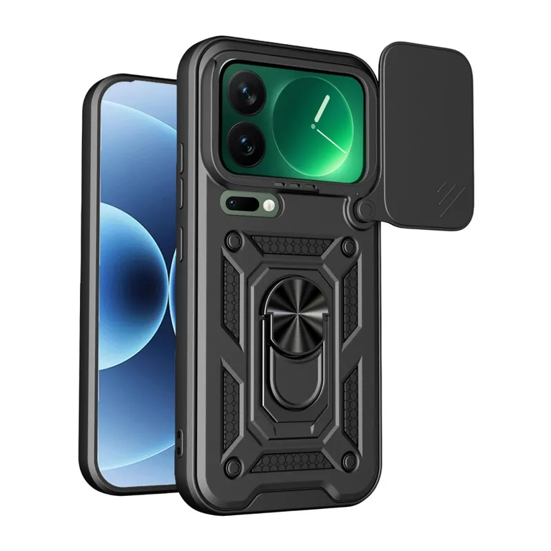 Xiaomi Mi 17 Pro Pars Lens Yüzüklü Silikon - Siyah